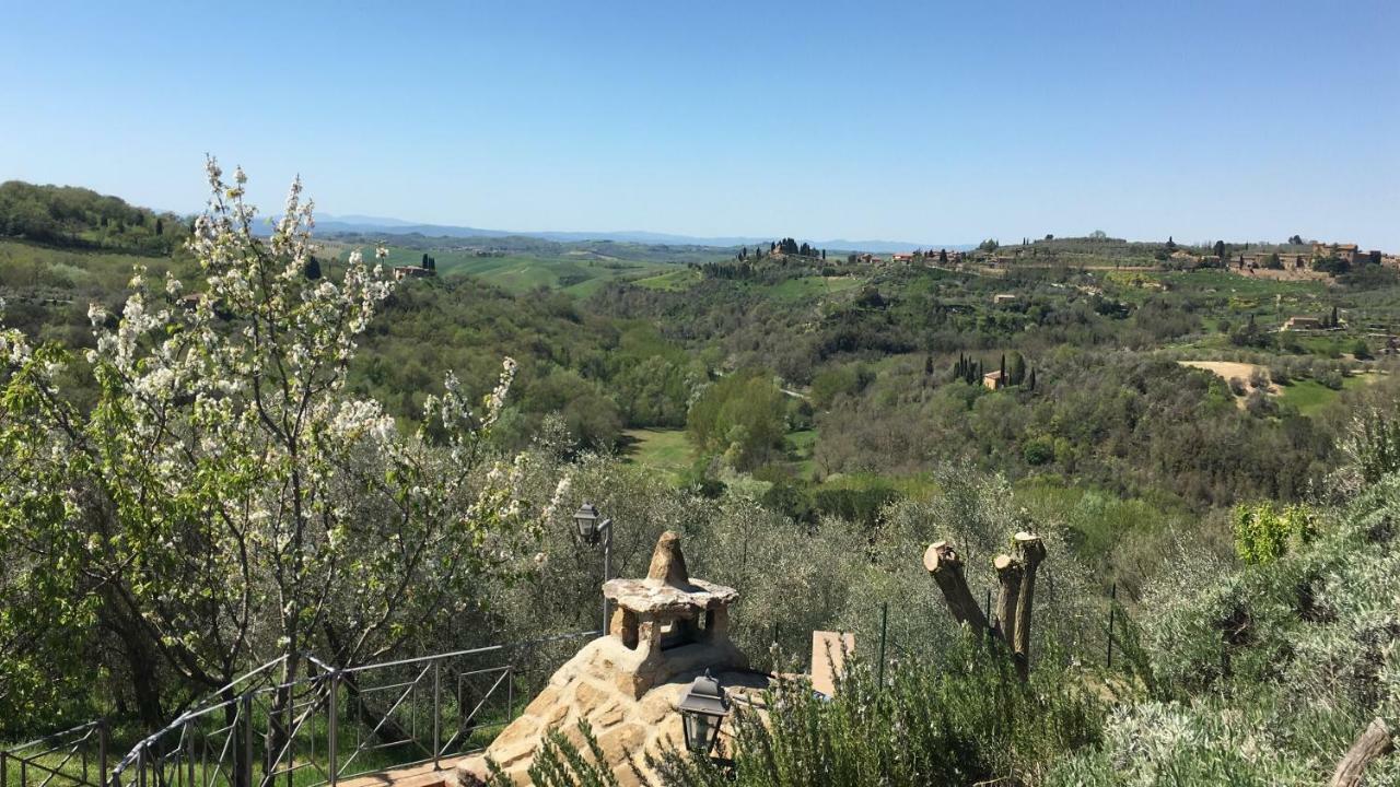 Вілла Casa Sandro A Podere Pascianella Castelmuzio Екстер'єр фото